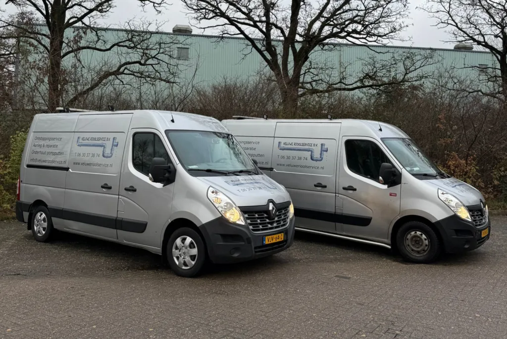 Rioolwerkzaamheden door Veluwe Rioolservice