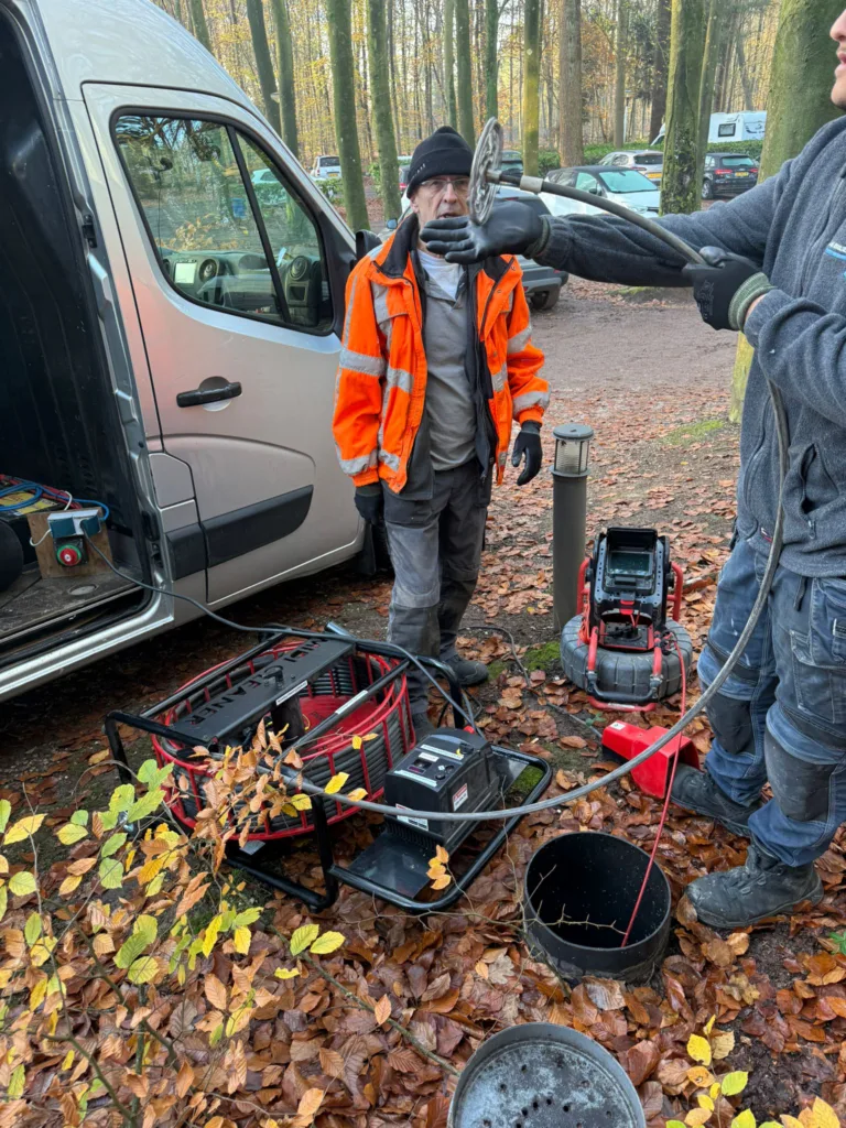 Rioolinspectie met camera-apparatuur